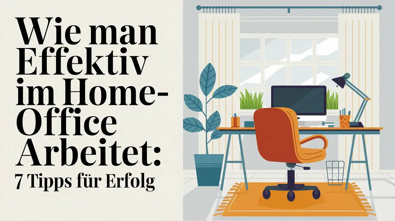 Wie man effektiv im Home-Office arbeitet