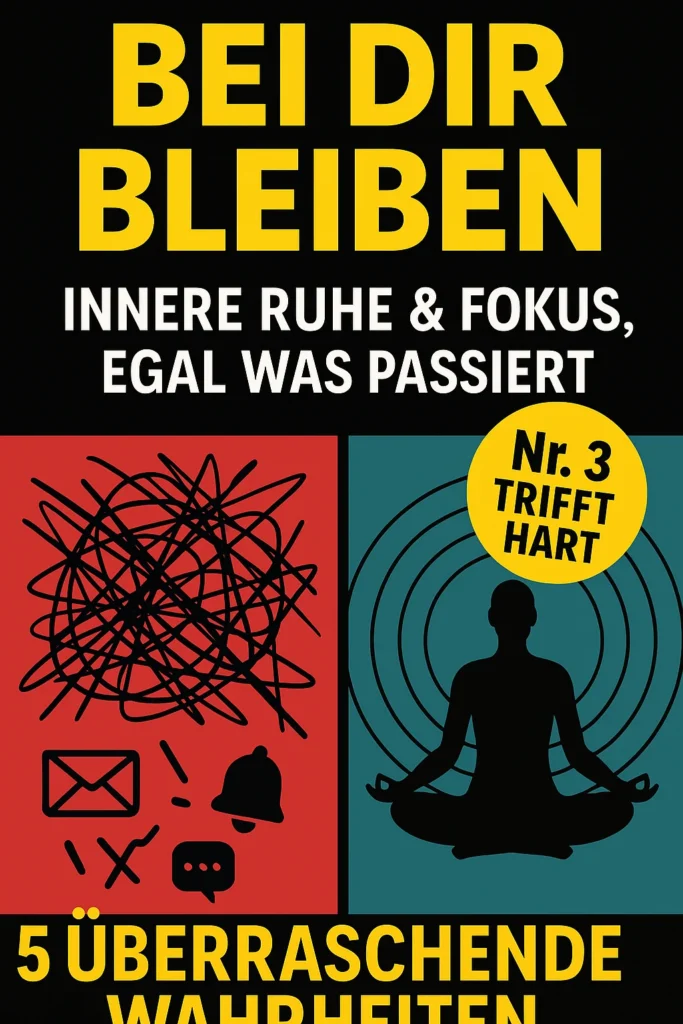 Dein Gehirn ist ein chaotischer Affe. So bringst du ihm Disziplin bei. Bei dir bleiben,innere ruhe und fokus