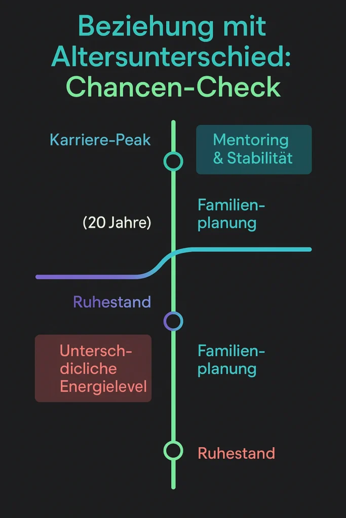 Beziehung mit 20 Jahren Unterschied: Kann das gut gehen? Beziehung mit Altersunterschied: Chancen-Check
