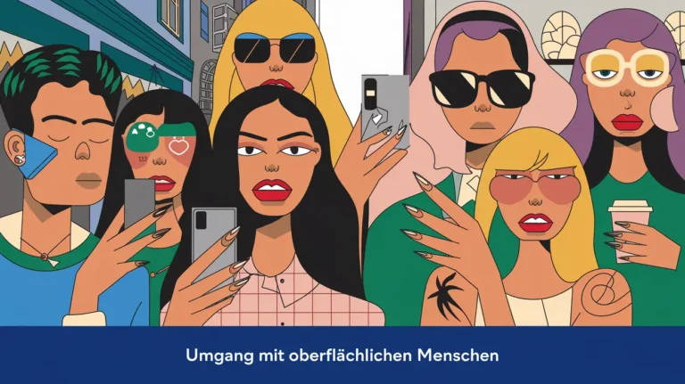 Umgang mit oberflächlichen Menschen