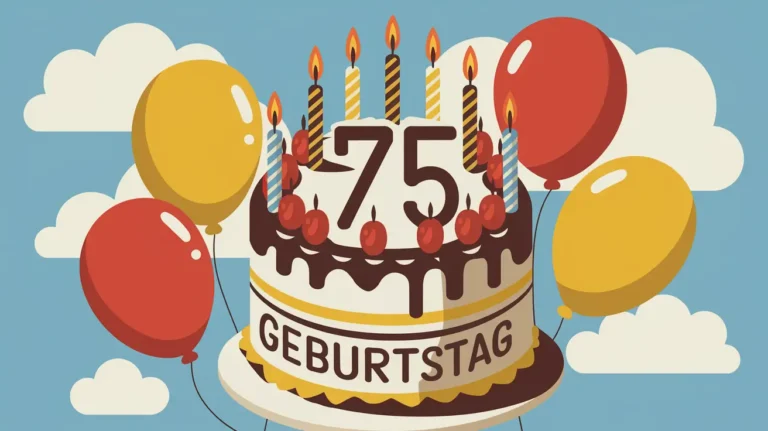 Kurze Sprüche zum 75 Geburtstag