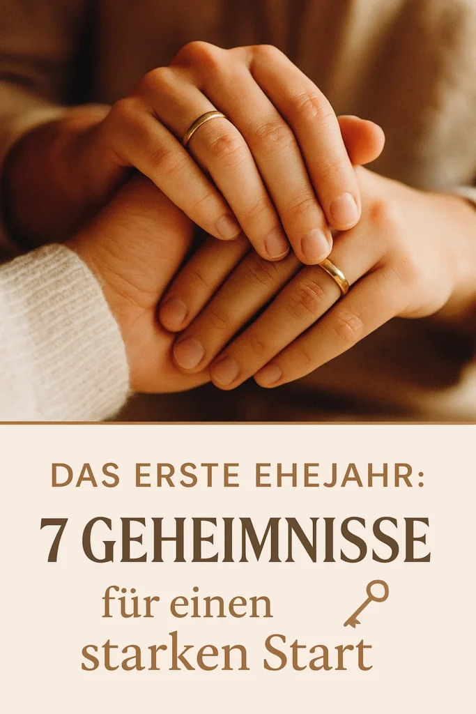 Erstes Ehejahr: So legt ihr das Fundament für eine glückliche Ehe Das erste Ehejahr: 7 Geheimnisse für einen starken Start
