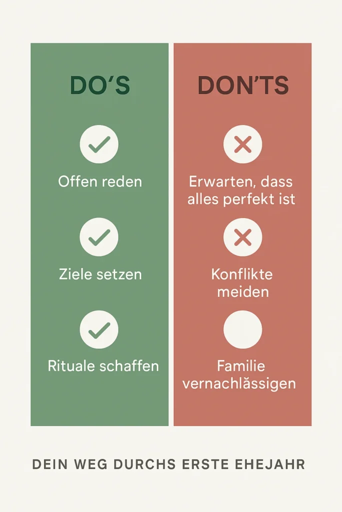 Erstes Ehejahr: So legt ihr das Fundament für eine glückliche Ehe dein weg durch das erste Ehejahr