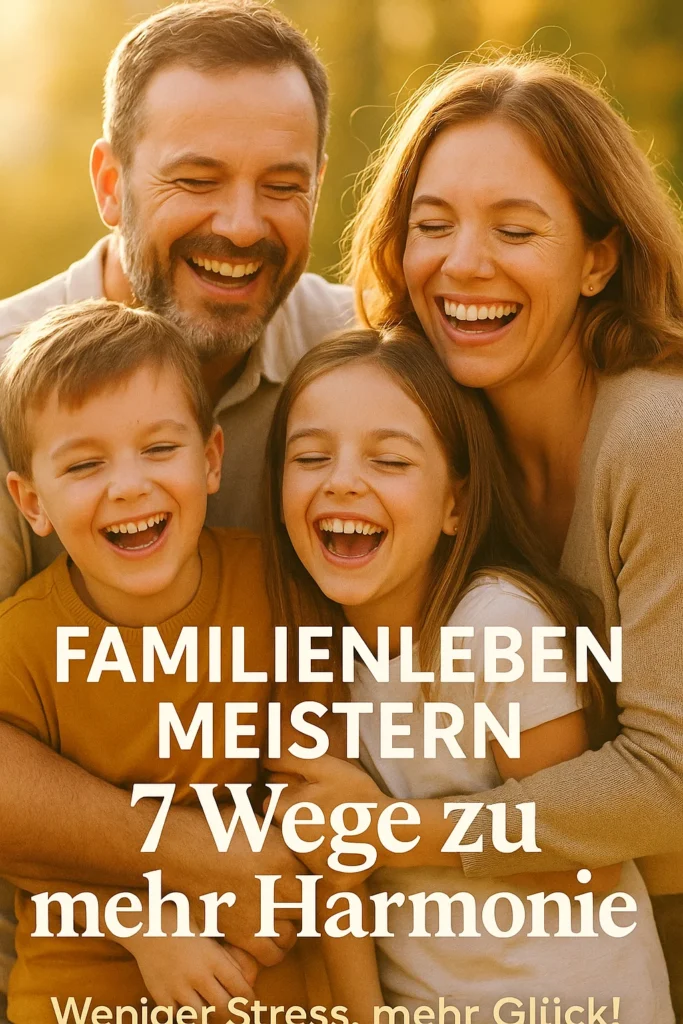 7 Wege, wie Sie Ihr Familienleben meistern und mehr Harmonie finden wie Sie Ihr Familienleben meistern und mehr Harmonie finden