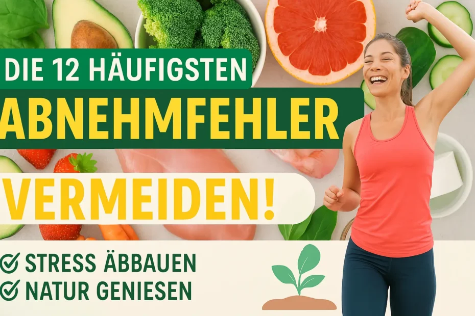 Die 12 häufigsten Abnehmfehler vermeiden