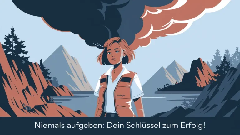 Niemals aufgeben: Dein Schlüssel zum Erfolg! Niemals aufgeben