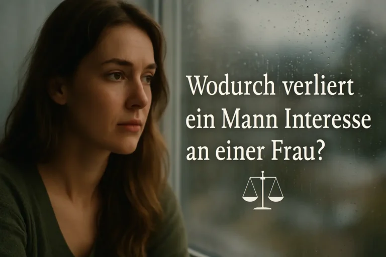 Wodurch verliert ein Mann Interesse an einer Frau