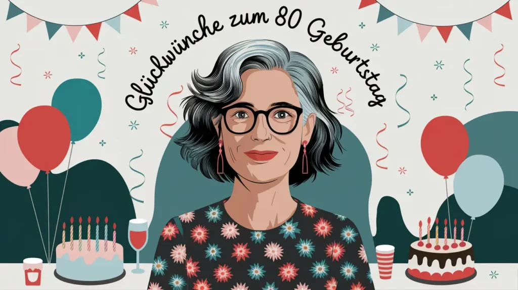 Glückwünsche zum 80 Geburtstag