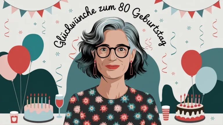 Glückwünsche zum 80 Geburtstag