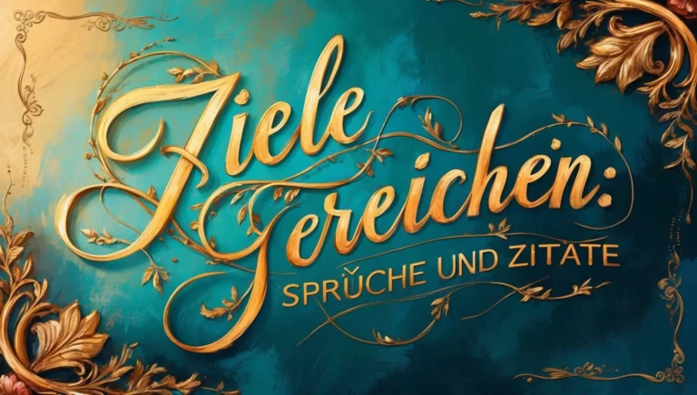 ziele erreichen sprueche