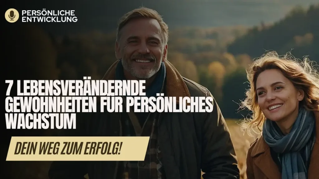 Gewohnheiten für persönliches Wachstum