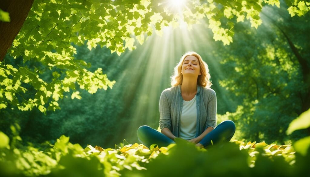 Naturmeditation im Wald, Naturverbundenheit