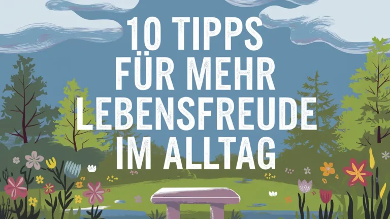 10 Tipps für mehr Lebensfreude im Alltag