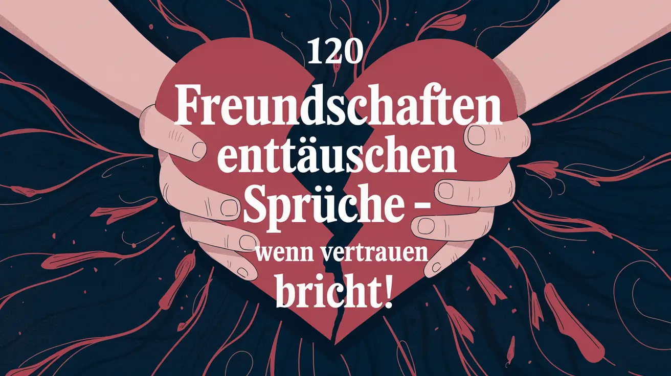 Freundschaften enttäuschen Sprüche