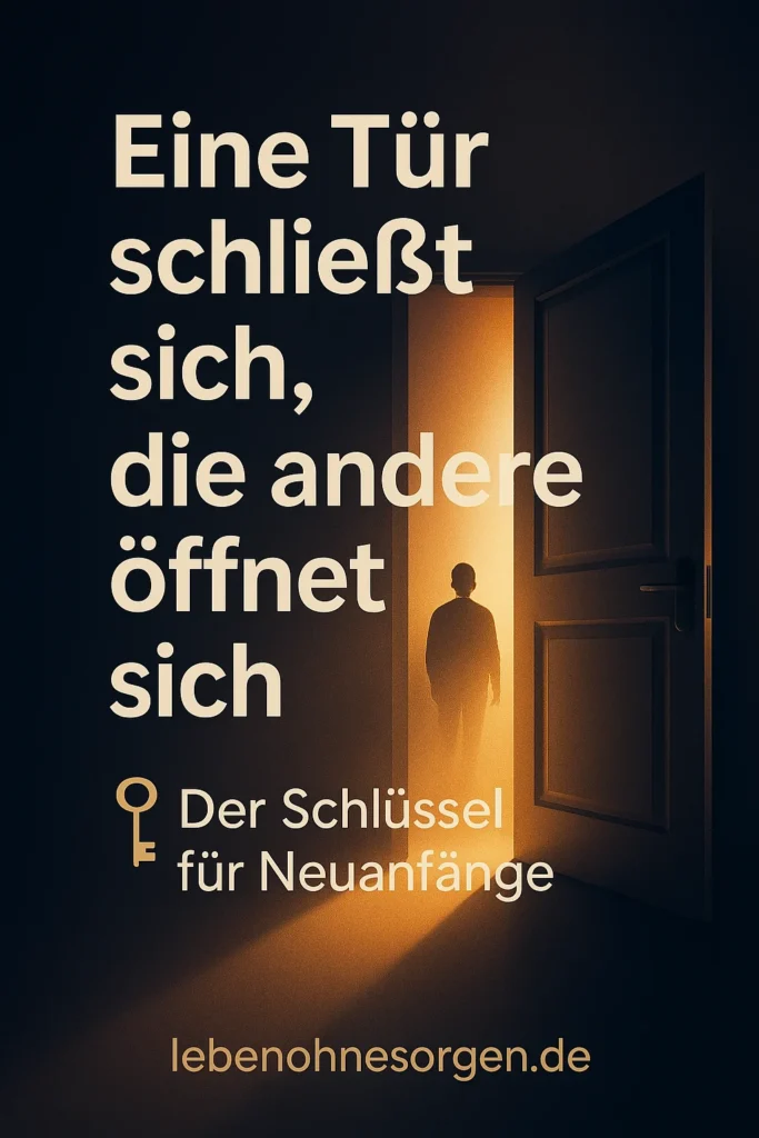 Eine Tür schließt sich, die andere öffnet sich – Der Schlüssel für Neuanfänge Eine Tür schließt sich, die andere öffnet sich