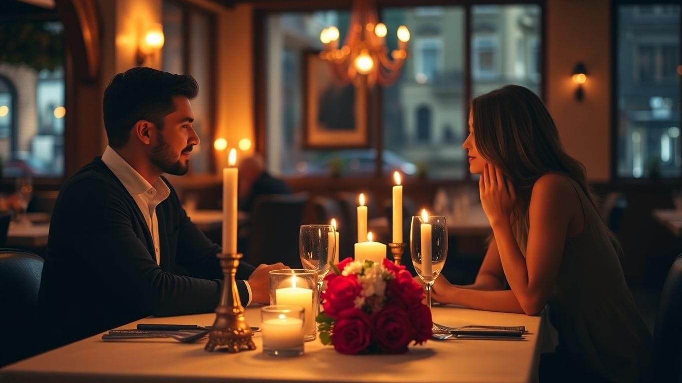 Romantisches Abendessen für ein erstes Date, Das UNVERGESSLICHE erste Date