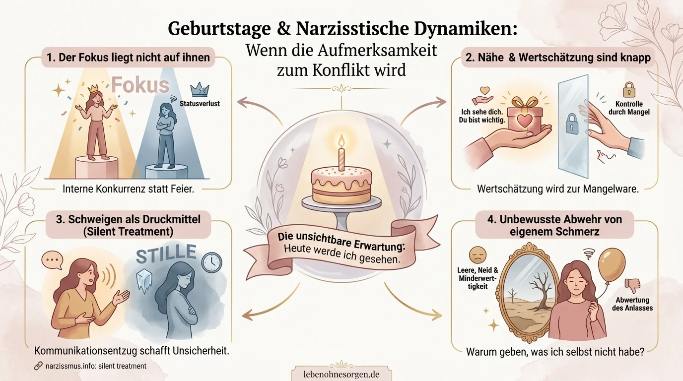 Warum gerade Geburtstage narzisstische Dynamiken triggern
