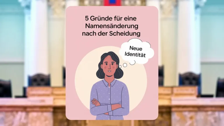 5 Gründe für eine Namensänderung nach der Scheidung