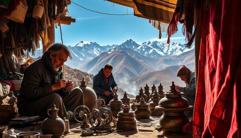 Traditionelle Metallverarbeitung in Ladakh