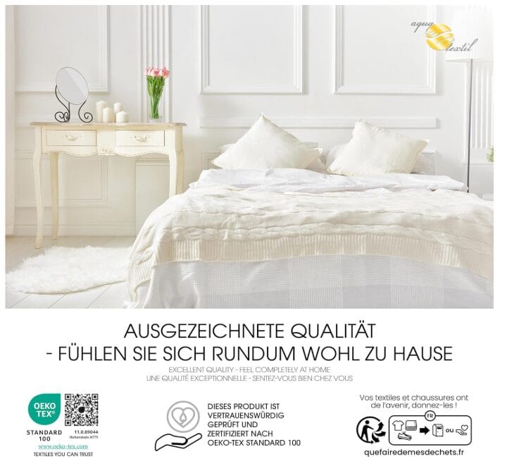 Aqua-Textil Soft Touch Ganzjahres Bettdecke