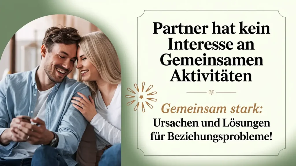 'Partner hat kein Interesse an gemeinsamen Aktivitäten