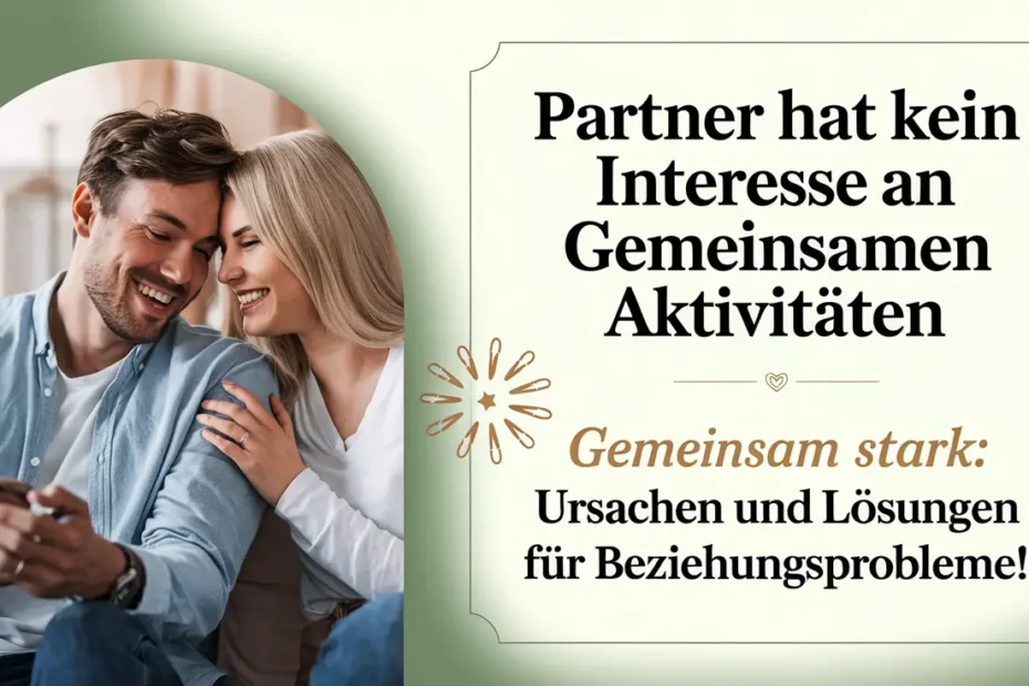 'Partner hat kein Interesse an gemeinsamen Aktivitäten