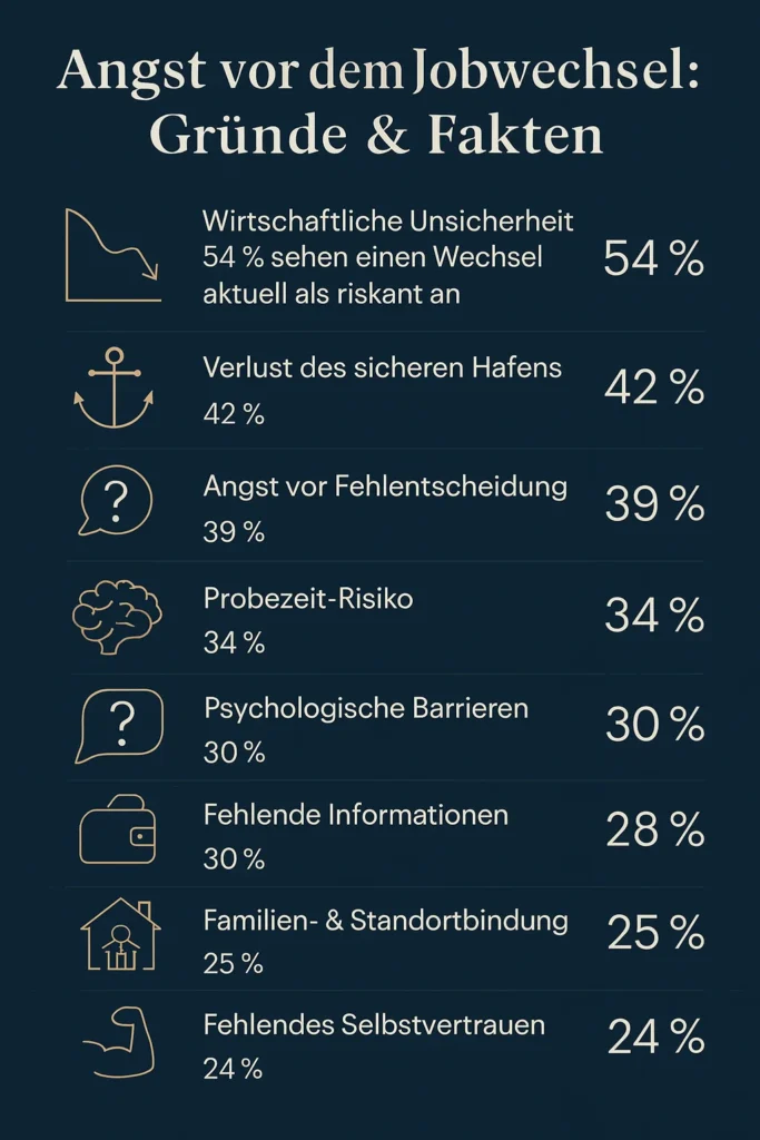 Angst vor dem Jobwechsel: So überwindest du deine Unsicherheit Angst vor dem Jobwechsel: Gründe & Fakten