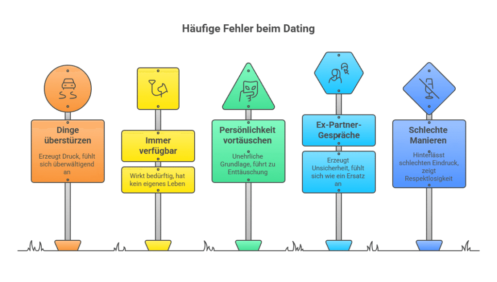 Fehler in der Kennenlernphase: So vermeidest du sie! häufigsten Fehler beim Kennenlernen