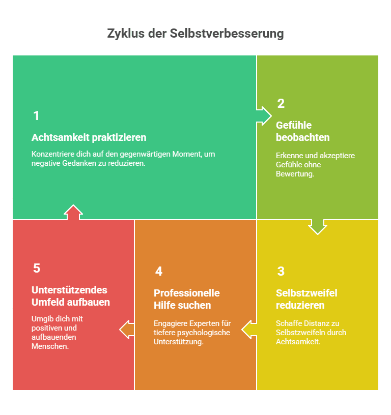 3 bewährte Schritte: Selbstzweifel endgültig überwinden für mehr Selbstvertrauen Langfristige Strategien für ein starkes Selbstvertrauen