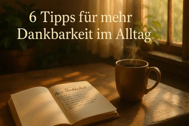6 Tipps für mehr Dankbarkeit im Alltag