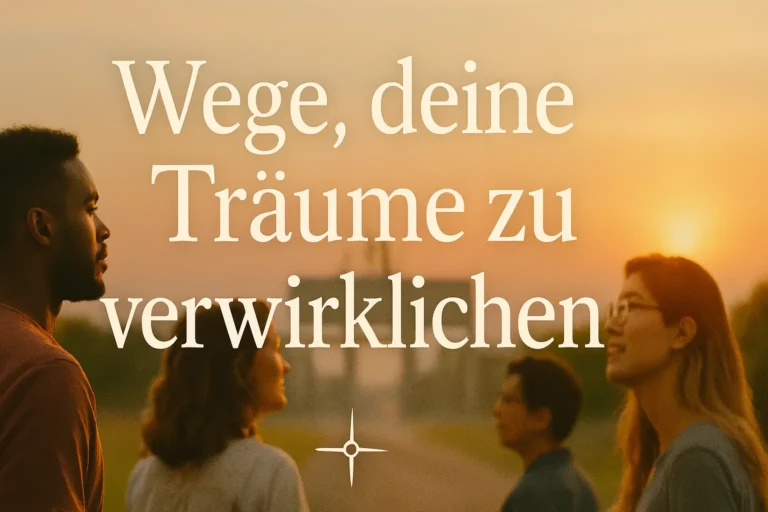 Wege deine Träume zu verwirklichen