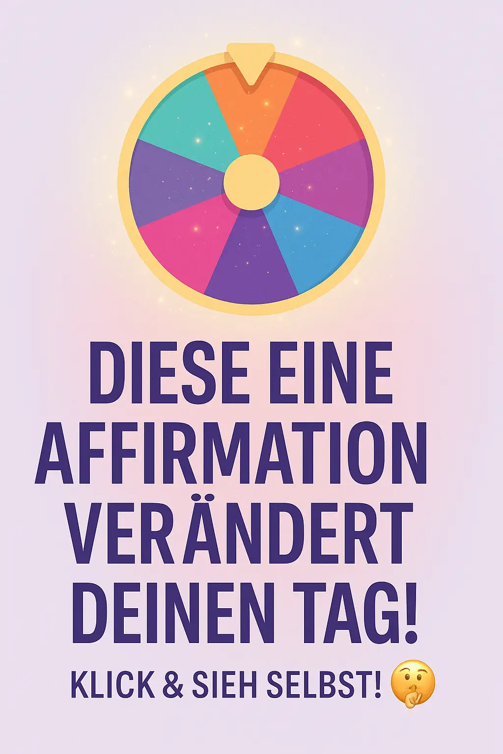 Werkzeugkiste für ein leichteres Leben Affirmations-Spinner