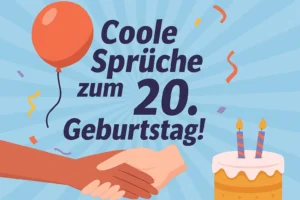 Coole Sprüche zum 20 Geburtstag