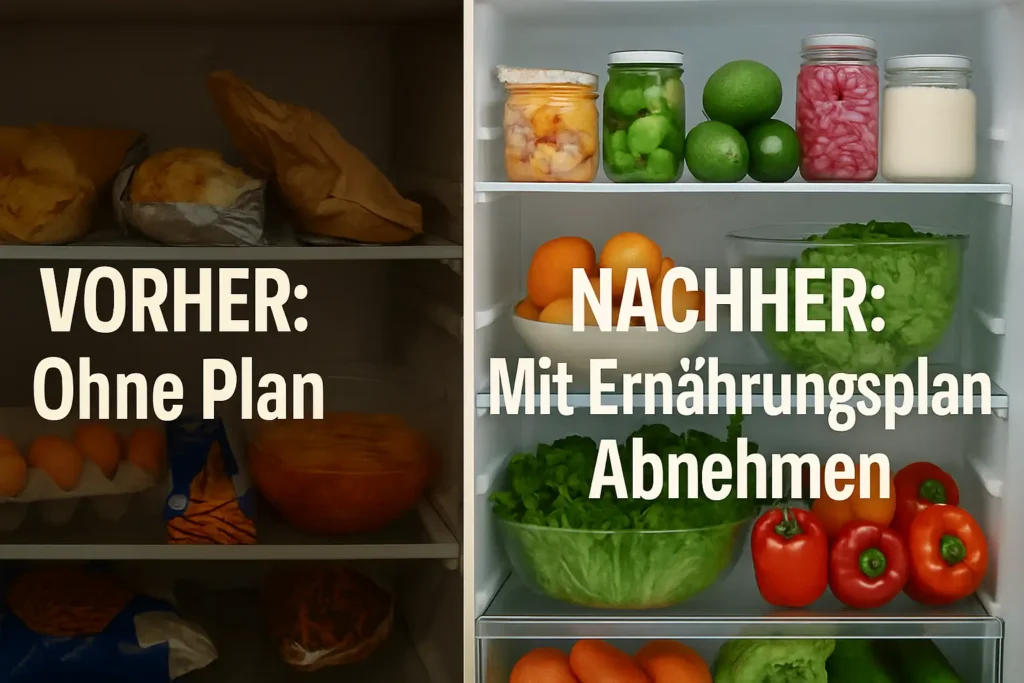 Ernährungsplan Abnehmen: Ihr einfacher Weg zum Erfolg Ernährungsplan Abnehmen Vorher und Nachher Plan