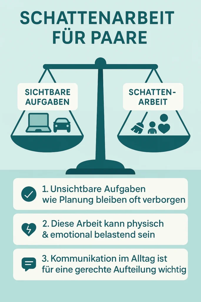 Schattenarbeit für Paare: Unsichtbare Aufgaben erkennen Schattenarbeit
