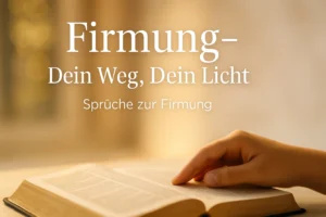 Kreative Sprüche und Ideen zur Firmung