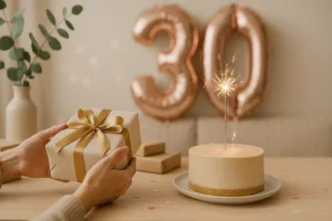 Glückwünsche zum 30. Geburtstag