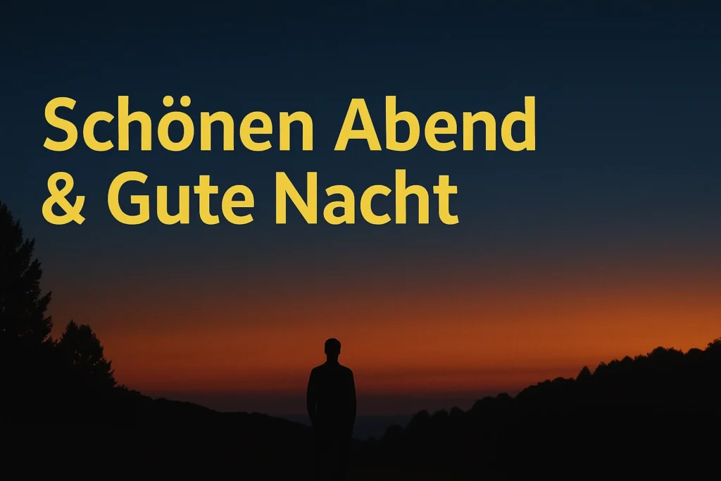 Schönen AbenD und Gute Nacht Sprüche