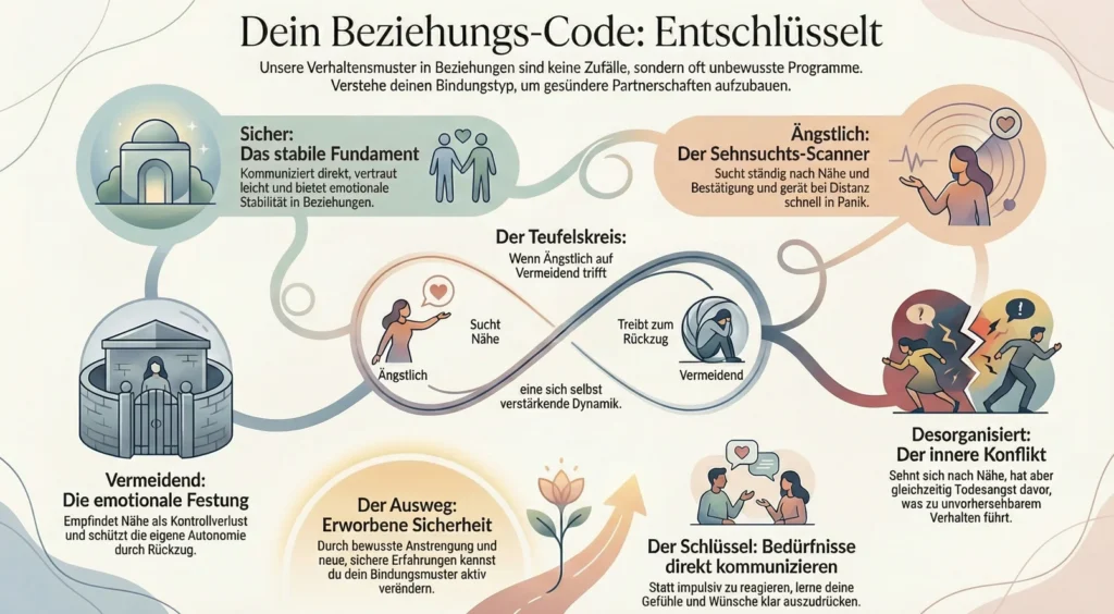 Bindungsstile und Beziehungsmuster entschlüsselt