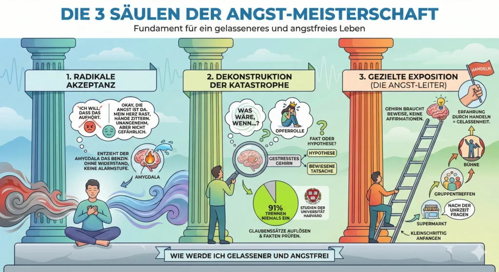 Die 3 Säulen der Angst-Meisterschaft
