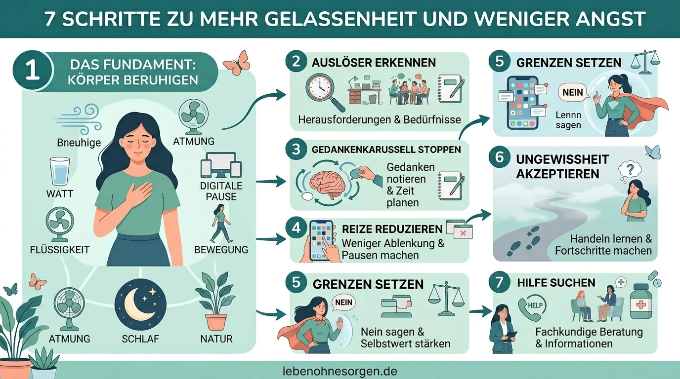 7 Schritte gelassener zu werden