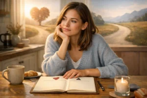 Frau bei emotionaler Klarheitsentscheidung in der Beziehung