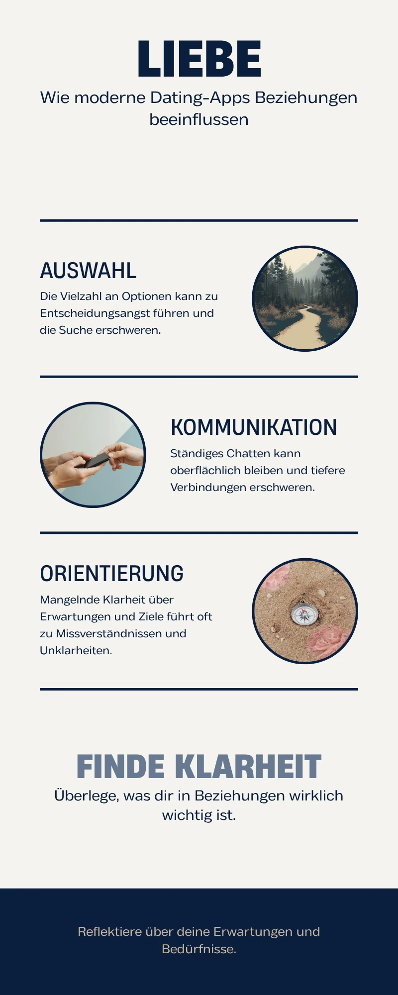Infografik zu Liebe in Zeiten von Tinder und Co