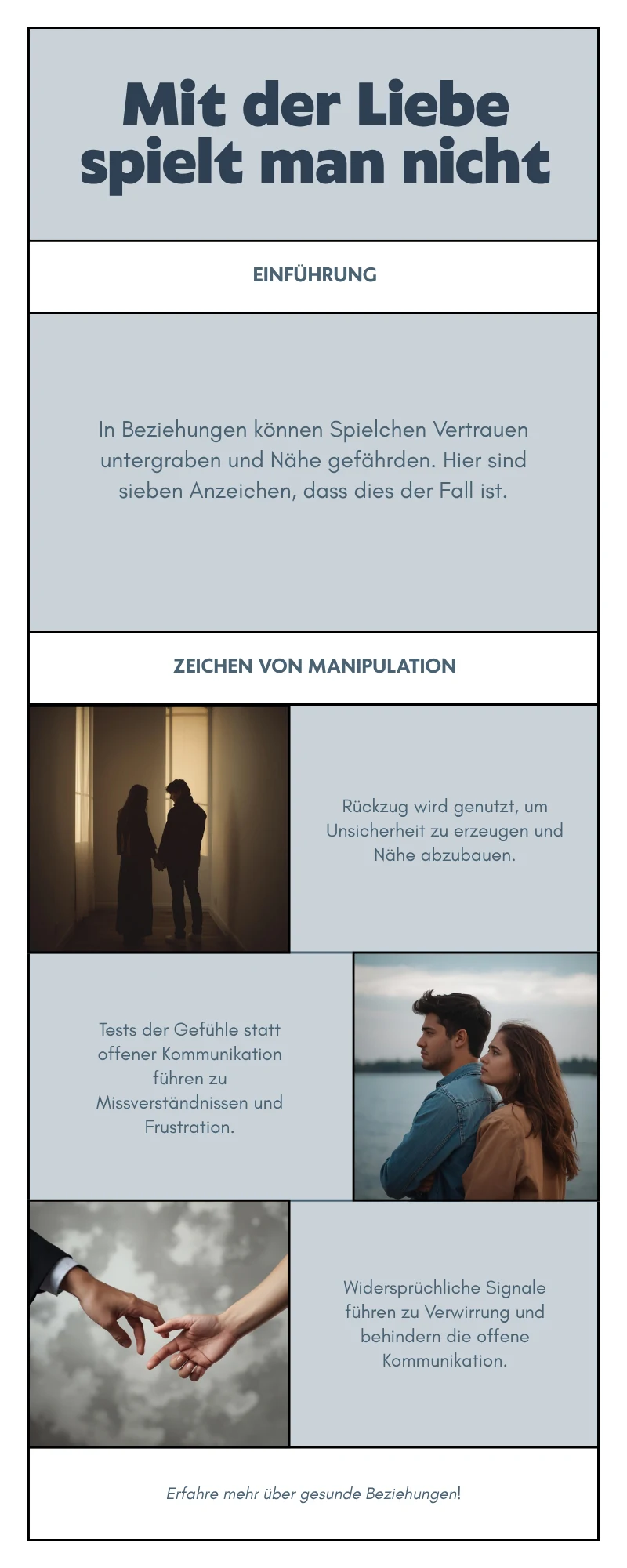 Infografik: Mit der Liebe spielt man nicht