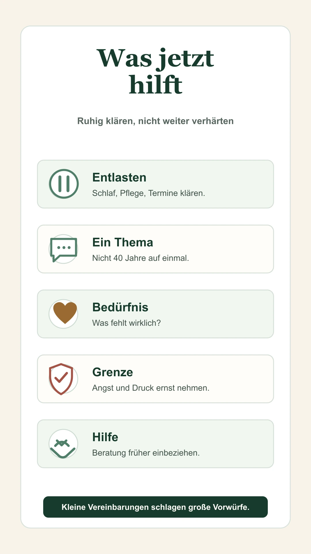 Was bei Eheproblemen im Alter jetzt hilft
