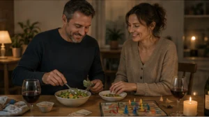 Date Night zuhause: Ideen mit Nähe, Gespräch und wenig Druck Date Night zuhause: Ideen mit Nähe, Gespräch und wenig Druck
