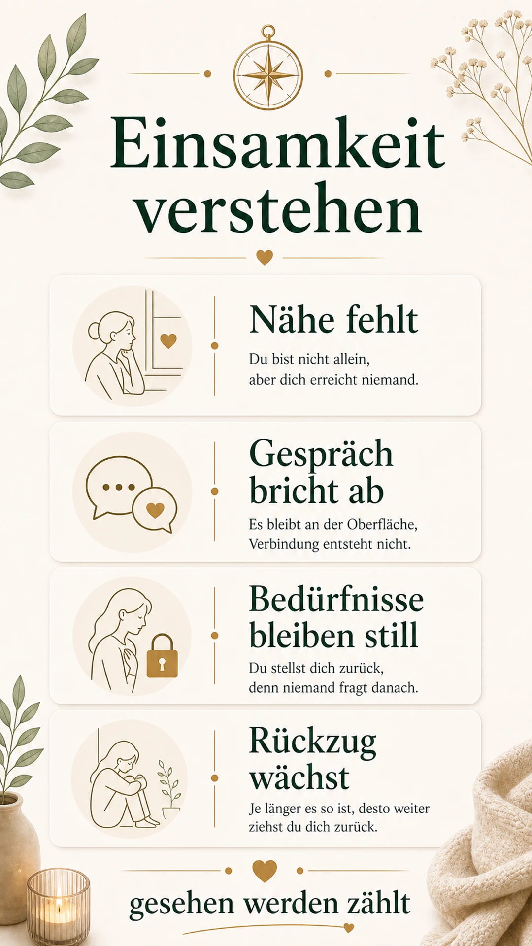 Einsamkeit in der Beziehung verstehen