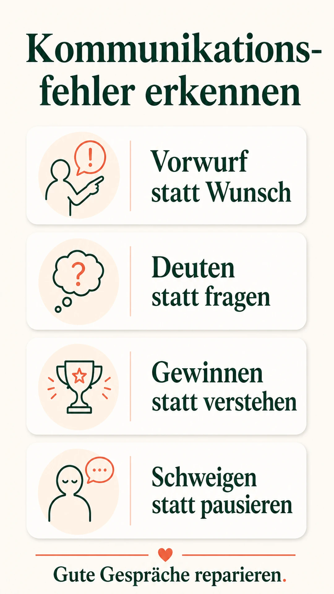 Kommunikationsfehler in der Beziehung: 9 Muster erkennen und besser sprechen Kommunikationsfehler in Beziehung erkennen