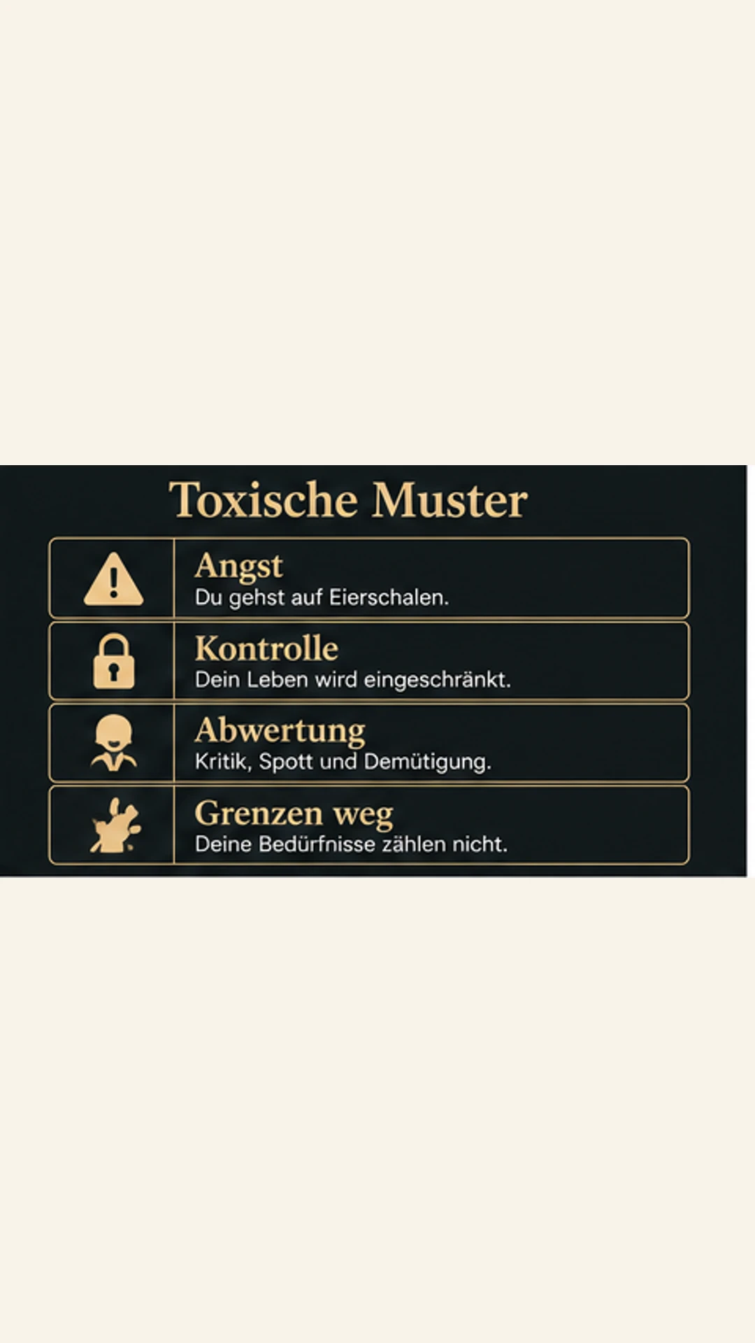 Toxische Beziehung erkennen: Warnzeichen, Grenzen und sichere Schritte Toxische Muster mit Angst, Kontrolle, Abwertung und verlorenen Grenzen