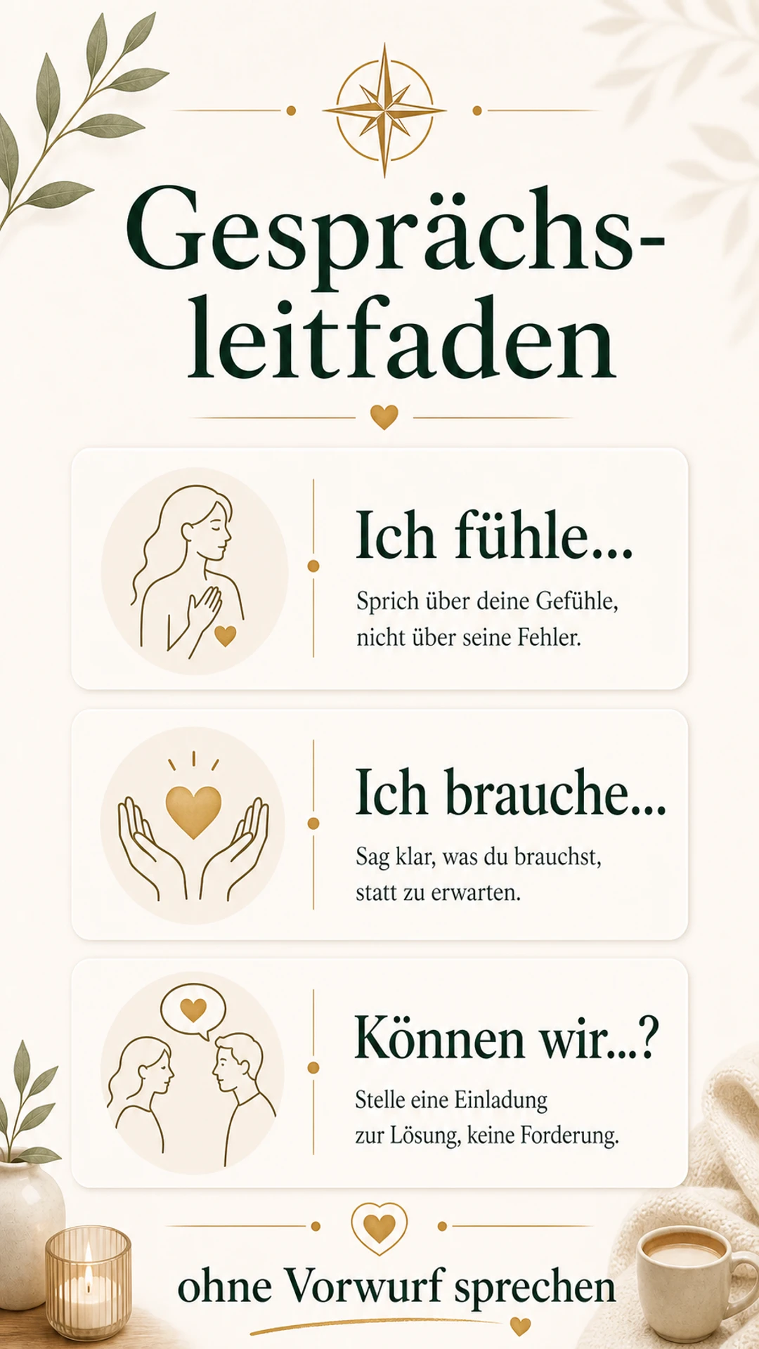 Gesprächsleitfaden ohne Vorwurf
